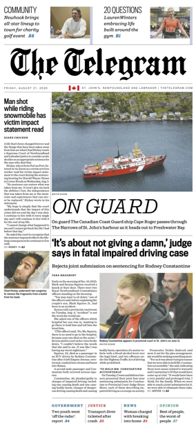 Cover of The Telegram (St. John's)