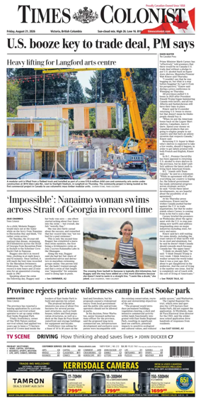 Cover of Times Colonist