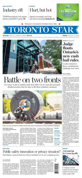 Cover of Toronto Star