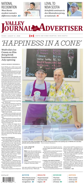 Cover of Valley Journal Advertiser