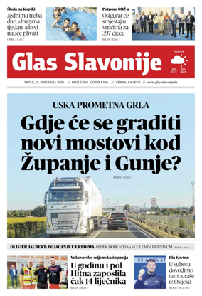 Cover of Glas Slavonije