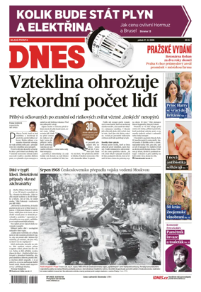 Cover of Dnes Prague Edition