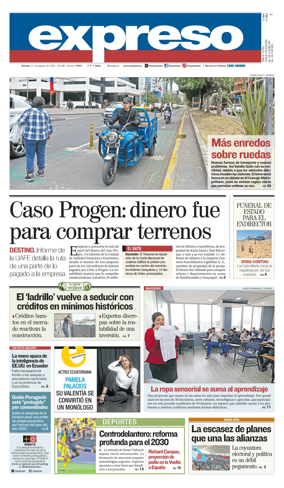 Cover of Diario Expreso