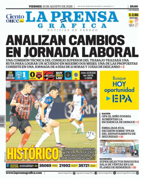 Cover of La Prensa Grafica