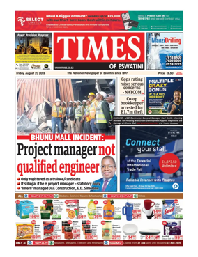 Cover of Times of Eswatini