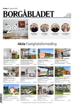 Cover of Borgabladet
