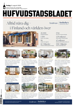 Cover of Hufvudstadsbladet