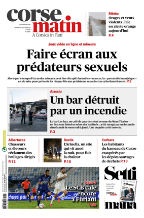 Cover of Corse Matin