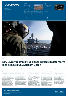 Cover of EuroNews (English Edition)