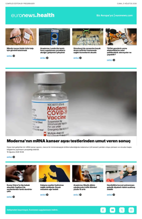 Cover of Euronews Health (Turkish) Compiled Edition