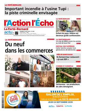 Cover of l'Action l'Echo (La Ferte-Bernard)