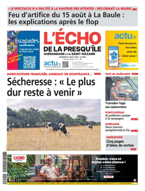 Cover of L'Echo de la Presqu'ile (PG)
