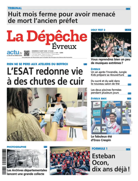 Cover of La Depeche Evreux