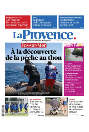 Cover of La Provence Martigues-Istres-Vitrolles-Marignane