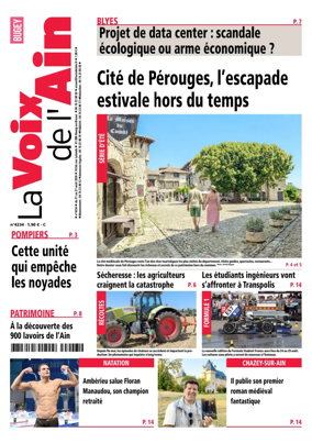 Cover of La Voix de l’Ain Amberieu en Bugey - Meximieux