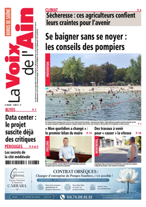 Cover of La Voix de l’Ain Bords de Saone