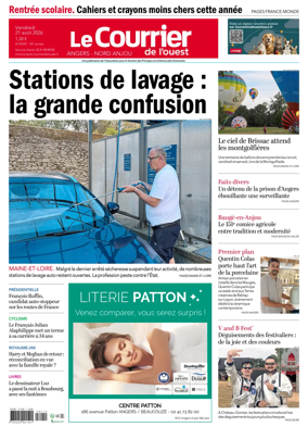 Cover of Le Courrier de l’Ouest (Angers)