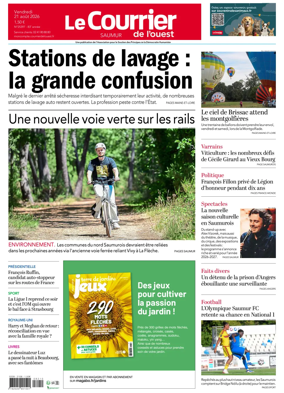 Cover of Le Courrier de l’Ouest (Saumur)