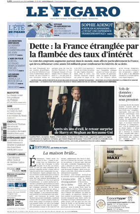 Cover of Le Figaro