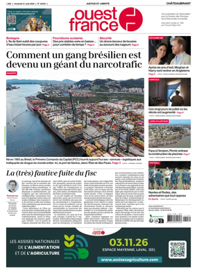Cover of Ouest France (Chateaubriant)