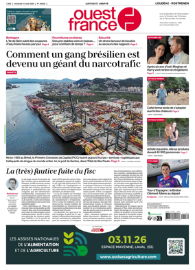 Cover of Ouest France (Loudeac / Rostrenen)