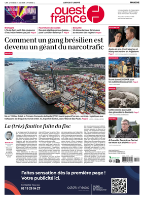 Cover of Ouest France (Manche)