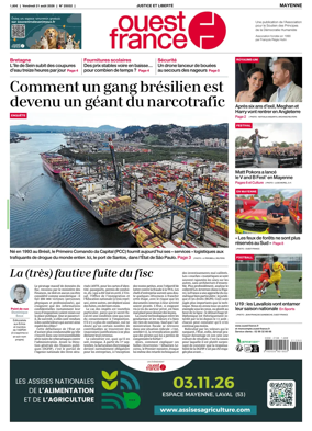 Cover of Ouest France (Mayenne)