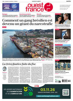 Cover of Ouest France (Nantes)