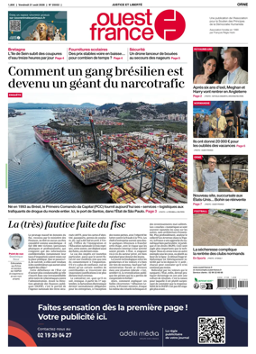 Cover of Ouest France (Orne)