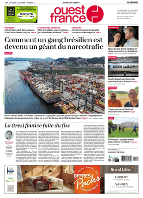Cover of Ouest France (Ploermel)