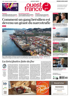 Cover of Ouest-France (Rennes Nord-Ouest)