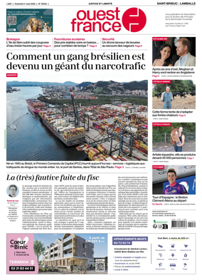 Cover of Ouest-France (Saint-Brieuc Lamballe)