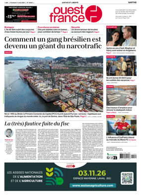 Cover of Ouest France (Sarthe)