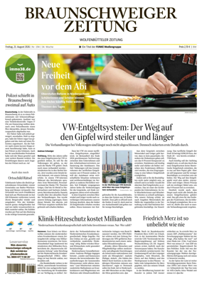 Cover of Braunschweiger Zeitung (Braunschweig)