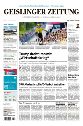 Cover of Geislinger Zeitung