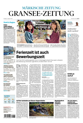 Cover of Gransee-Zeitung