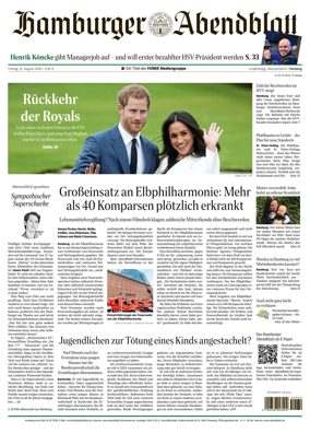 Cover of Hamburger Abendblatt (Harburg)
