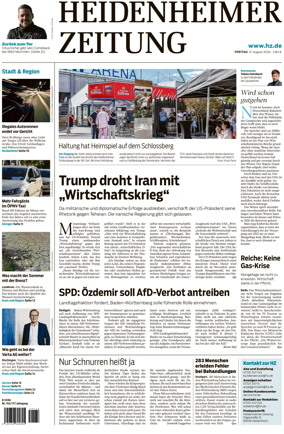Cover of Heidenheimer Zeitung