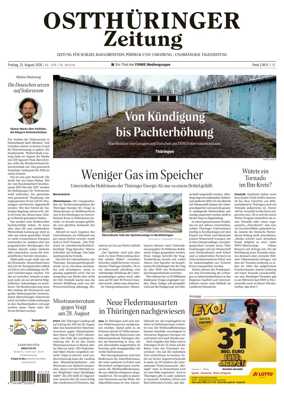 Cover of Ostthuringer Zeitung (Posneck)