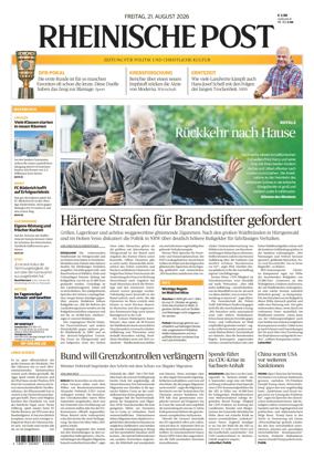 Cover of Rheinische Post Duesseldorf Meerbusch