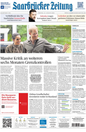 Cover of Saarbruecker Zeitung