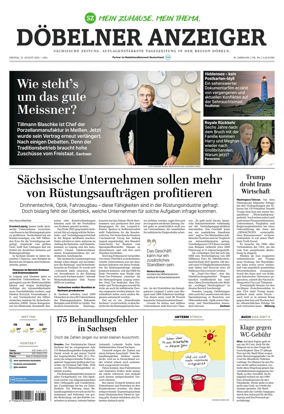 Cover of Sachsische Zeitung (Dobeln)