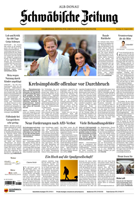 Cover of Schwabische Zeitung (Alb-Donau)