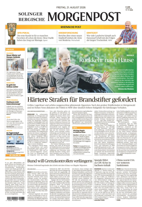 Cover of Solinger Bergische Morgenpost/Remscheid