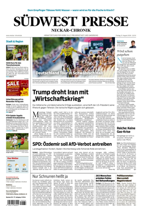 Cover of SUDWEST PRESSE - Neckar-Chronik