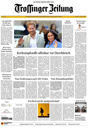 Cover of Trossinger Zeitung