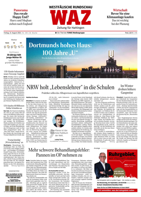 Cover of Westdeutsche Allgemeine Zeitung (Hattingen)