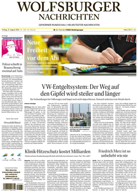 Cover of Wolfsburger Nachrichten (Wolfsburg-Gifhorn)