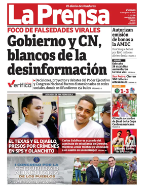 Cover of Diario La Prensa