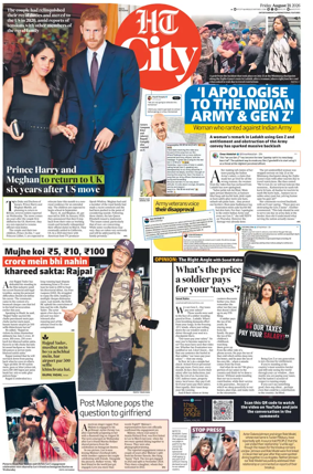 Cover of Hindustan Times (Chandigarh) - City